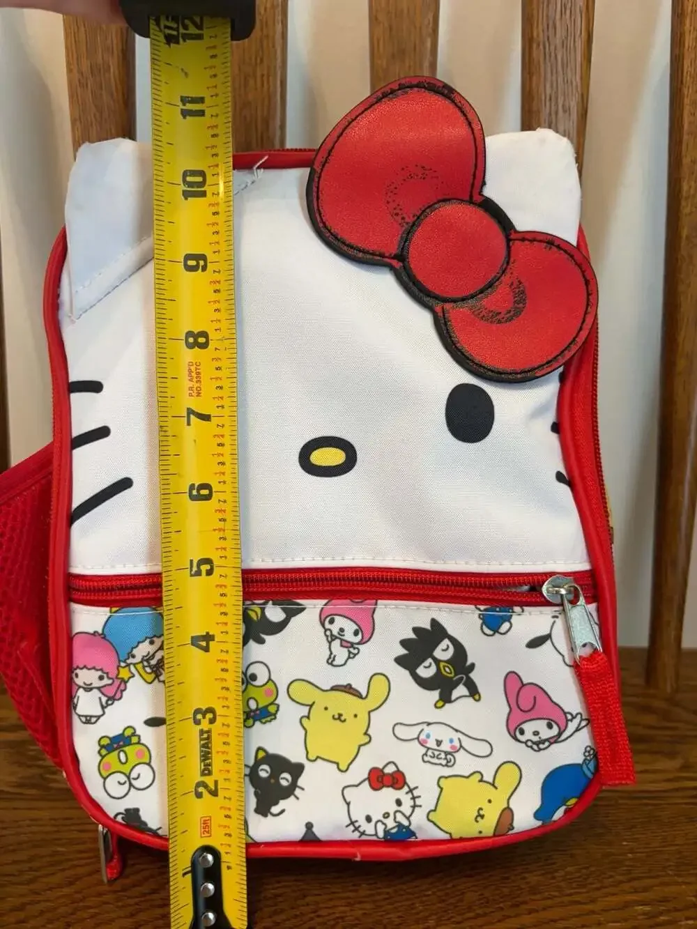 Sanrio Hello Kitty And Friends Insulated Lunch Bag Red Bow White